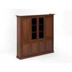 IN-2221 Шкаф комбинированный 2230 x 422 x 2100h /шпон Американского ореха ТА06В/