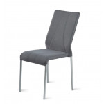 Стул ПРАЙМ.1 Текстиль DREAM grey (серый),Черный муар средняя структура RAL 9005