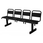 Секция разборная из 4-ти стульев /черная/