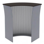 РС-5 Стойка угловая 950*950*1150 /венге-метал/