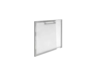 Yalta LT-S4 R Дверь стекло в раме для квадратного шкафа Пр 520*544*22 /white/