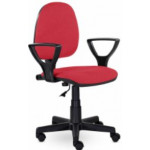 Кресло офисное Фаворит 1 ткань красная