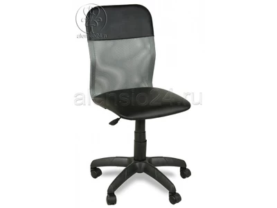 Кресло офисное Элегия М,ткань сетка,черная,крестовина пластик