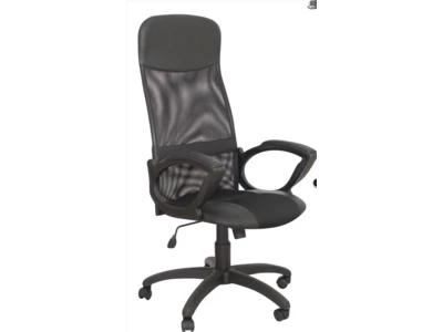 Кресло руководителя Элегант L2,ткань сетка,темно-серый,крестовина пластик