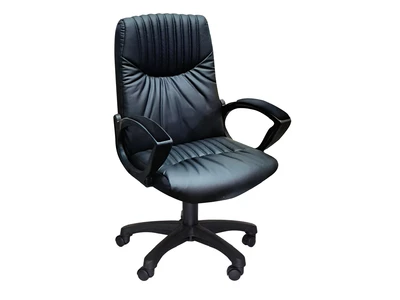 Кресло офисное Фортуна 5(61),к/з Атзек черный,крестовина пластик